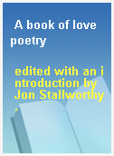 A book of love poetry