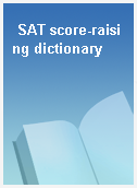 SAT score-raising dictionary