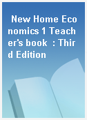 New Home Economics 1 Teacher