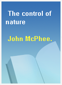 The control of nature