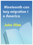 Nineteenth-century migration to America